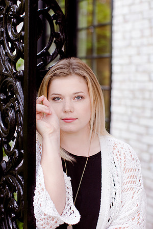 Madi - stunning as she poses at Succop Conservatory
