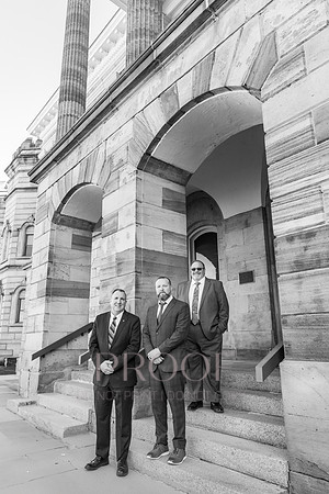 Armstrong County Commissioners on Steps