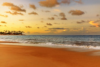 Punta Cana Sunset Oil Painted